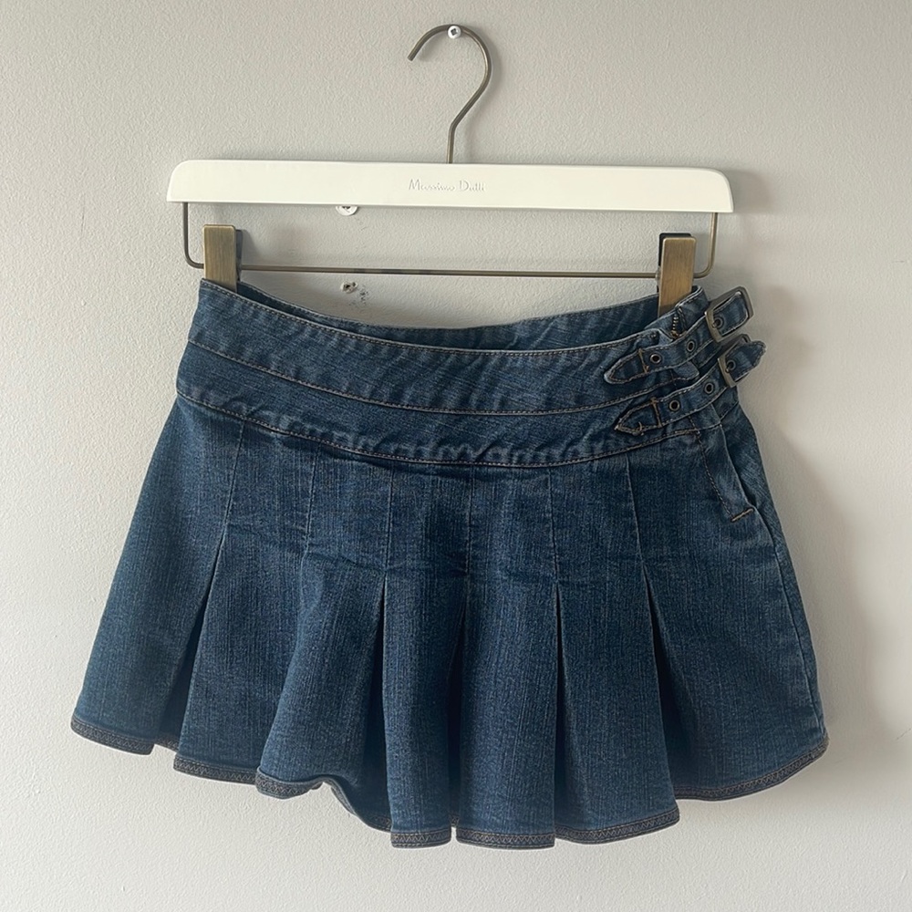 Jordache jeans mini skirt